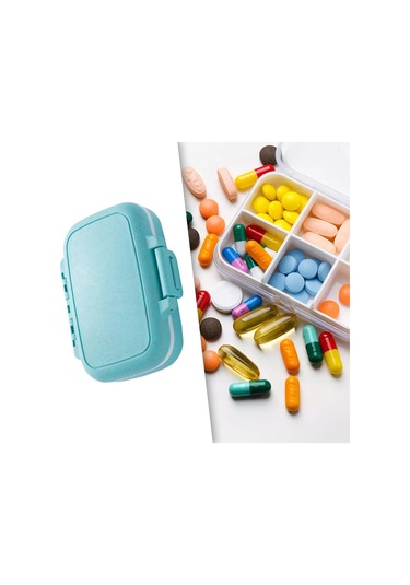 Suntek Dayanıklı Ve Şık Hap Kutusu Depolama Çözümü , Mavi Diğer