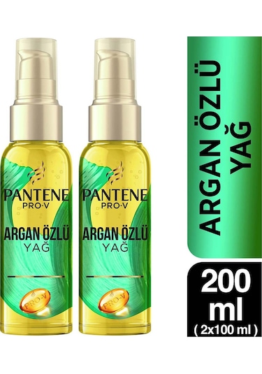 Pantene Doğal Sentez Saç Bakım Serum Argan Yağ Elixir  2 x 100 ML