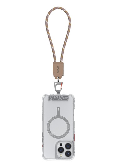 Skinarma Dynove Serisi Type-c To Type-c Bilek Askı İpi Tasarımlı Şarj Ve Data Kablosu Bej