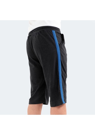 Slazenger POLONA I Erkek Cepli Kapri Koyu Gri Şort