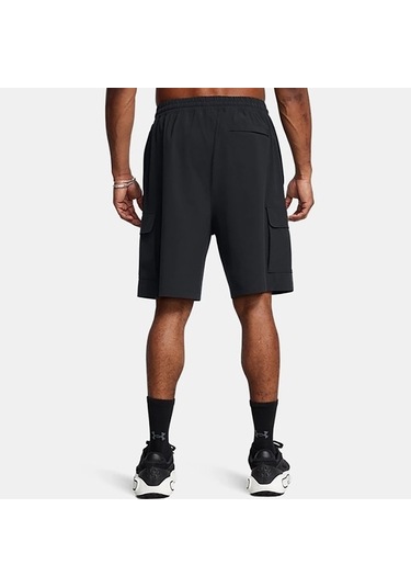 Under Armour Vibe Woven Cargo Erkek Siyah Şort 1386560 Siyah