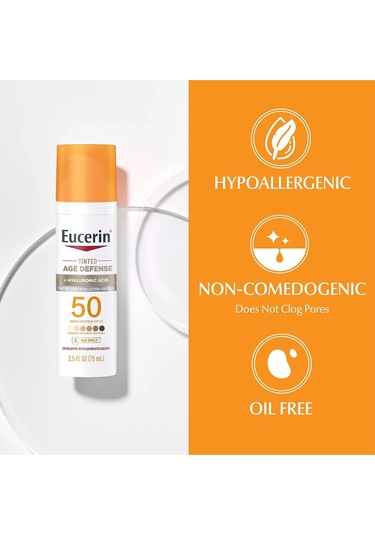 Eucerin Tinted Age Defense Spf50 Yüz Güneş Kremi 75ml
