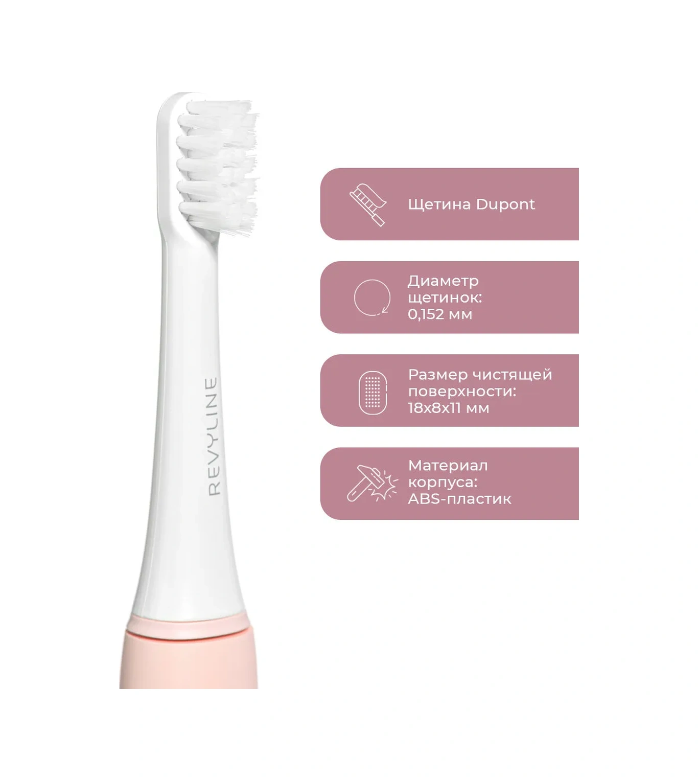 Revyline Reviline Rl 050 Diş Fırçası İçin Değiştirilebilir Başlıklar, 2 Adet 180319626