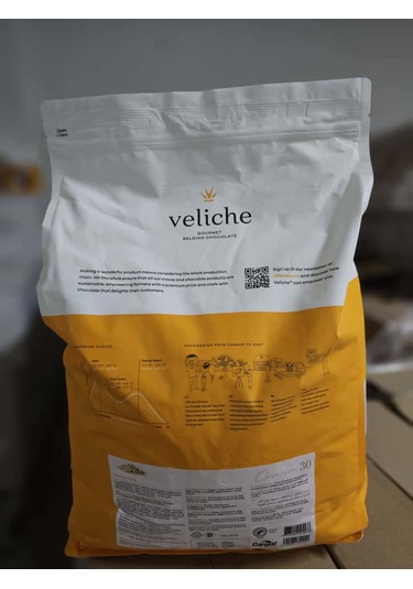 Veliche Belçika Beyaz Pul Çikolata %30 10kg