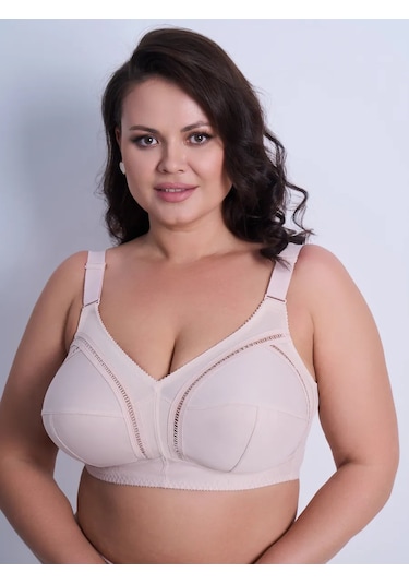 Sim Sim Büyük Beden Kadınlar İçin Korsesiz Sütyen 437211241 Gümüş