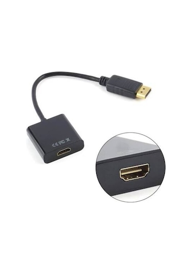 Display Port - Hdmi Çevirici Dönüştürücü Adaptör 1 ADET
