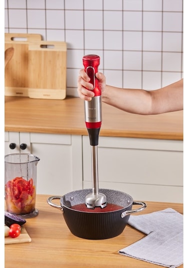 Karaca  Mastermaid Prosteel Uzun Blender Ayaklı 6 Bıçaklı 2500 W Cam Mutfak Robotu