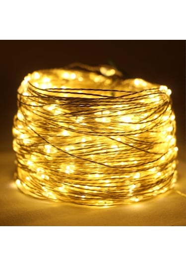 Sıcak Beyaz 30/100/200m Led Bakır Tel Dize Işıklar Sokak Peri Işıkları Garland 30m 300led Diğer