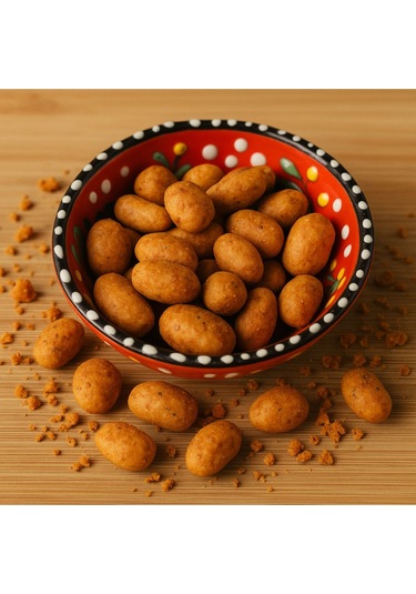 Bbq Barbekü Soslu Fırınlanmış Yer Fıstığı Kuruyemiş 200 Gr Sağlıklı Atıştırmalık 200 G