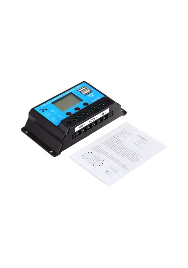 Yaozixa Güneş Enerjisi Kontrolörü 12.6v 10a - Lcd Ekranlı Lityum Pil Şarj/dişarj Yöneticisi Güneş Panelleri İçin