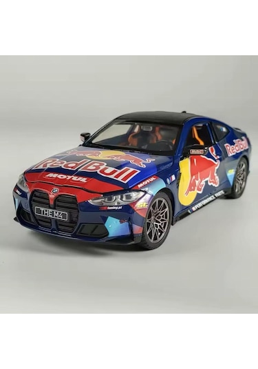 Scowetto Bmw M4 Diecast Model Araba Bmw M4 Redbull Yarış Arabası