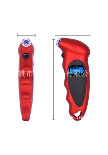 Maiyame Dijital Lastik Basınç Ölçer Yüksek Hassasiyetli Abs Malzeme 0-150 Aralıkta Çoklu Birim Seçeneği Taşınabilir Elektronik Göstergeli