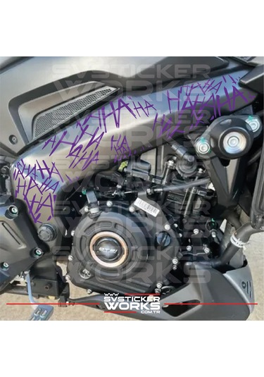 Haha Sticker Motor Araba Dekorasyon Sticker Evrensel 50 Adet 1 Paket