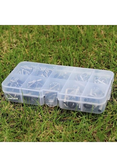 Didadodo Olta Kılavuzu 80 Adet/kutu Paslanmaz Çelik Kılavuz Çubuk Ucu Tamir Kiti Çubuk Dıy Göz Halkaları