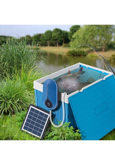 Xindoker Güneş Enerjili 1.5w Oksijen Pompası - Kuş Banyosu, Küçük Gölet Ve Bahçe İçin