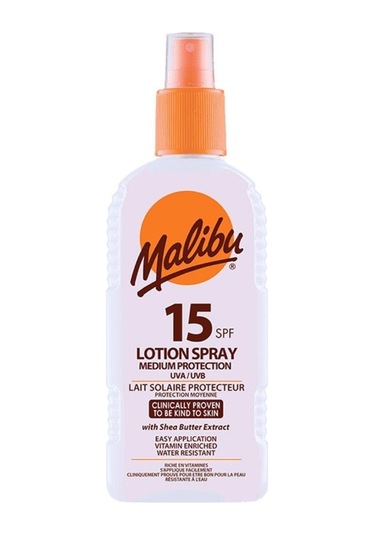 Malibu Güneş Koruyucu Sprey Losyon SPF15 200ml