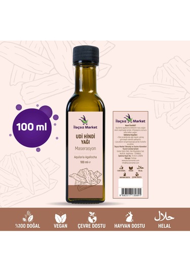 İlaçsız Market Udi Hindi Yağı 100 ML
