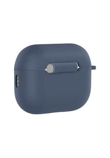 Apple Airpods Pro 3 İle Uyumlu Kılıf Standart Yumuşak Silikon Case Lacivert