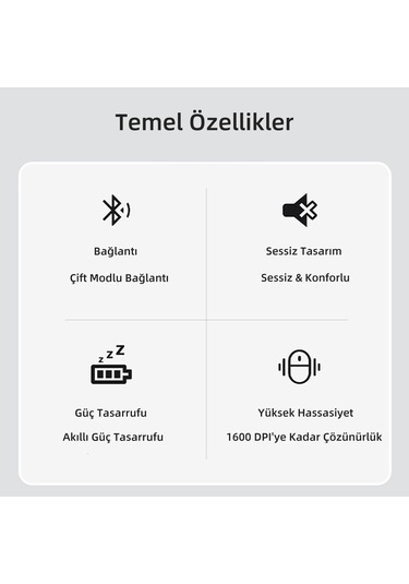 Philips SPK7448 Kablosuz 1600dpı 3 Tuşlu Optik Mouse