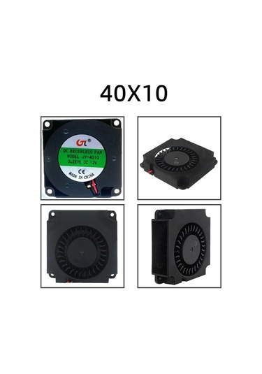 Ic 217a Fan 40x40x10 12v Salyangoz 0,05a