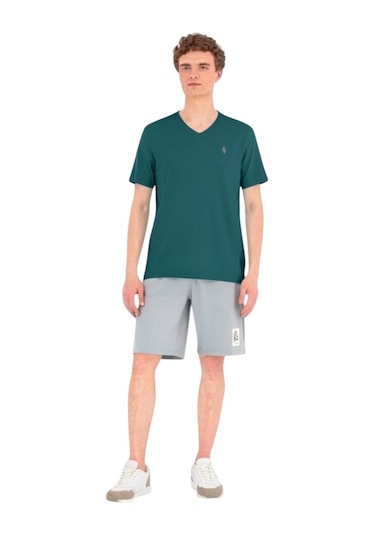 U.S. Polo Assn. Erkek V Yaka T-shirt Darkeden