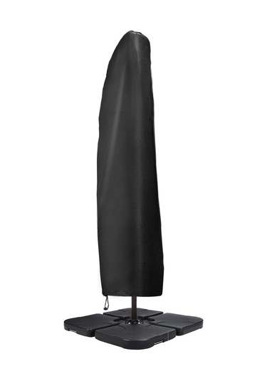 Geeksen Siyah 210d Oxford Kumaş Şemsiye Kılıfı - Güneş Engeli Ve Toz Koruyucu, Güneşten Koruma İşlevi