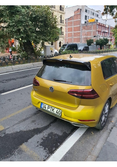 Volkswagen Golf 7 Oettinger Bagaj Üstü Spoiler -plastik Rüzgarlık
