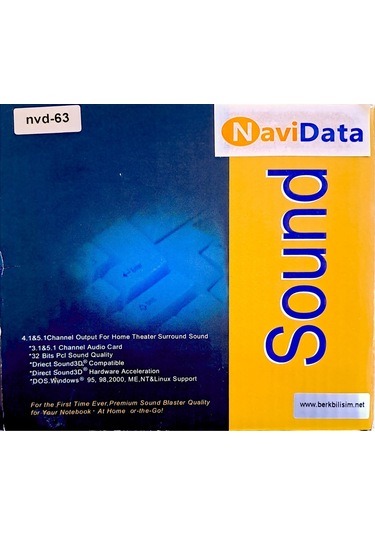 Navidata NVD-63 4.1&5.1 PCI Ses Kartı