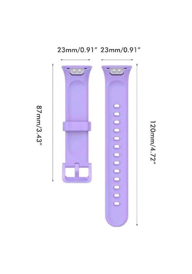 Koodmax Xiaomi Mi Band 7 Pro Uyumlu Tpu Silikon Kordon Kayış - Klasik Model