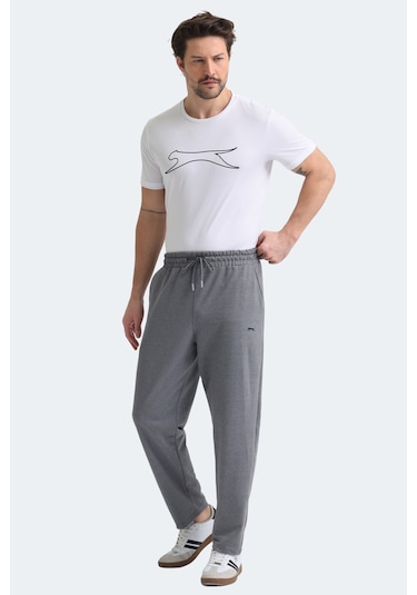 Slazenger Make Erkek Koyu Gri Eşofman Altı Koyu Gri