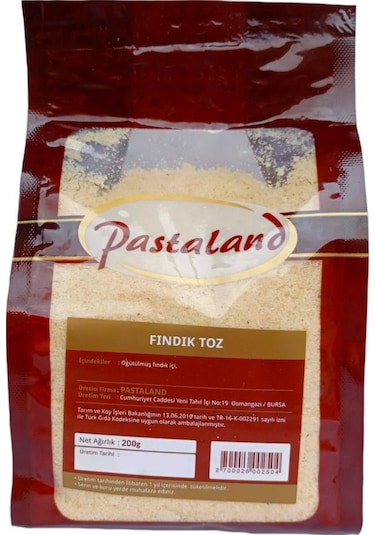 Pastaland Toz Fındık 200 G