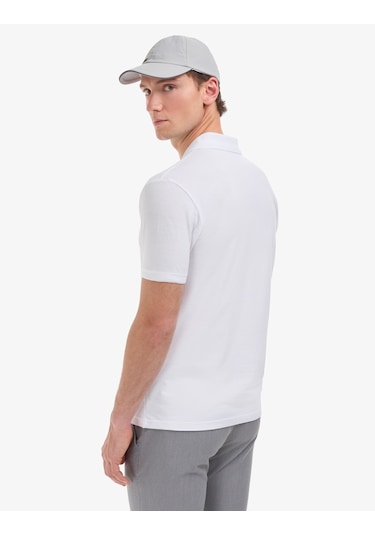 Pierre Cardin Erkek Beyaz Tişört Basic 50321128-vr013