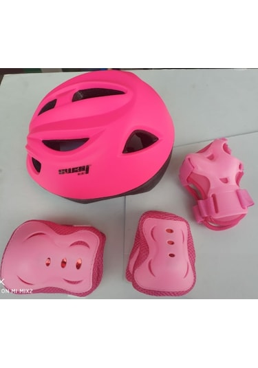 Çocuk Kask Ve Dizlik Dirseklik Seti E Belgeli
