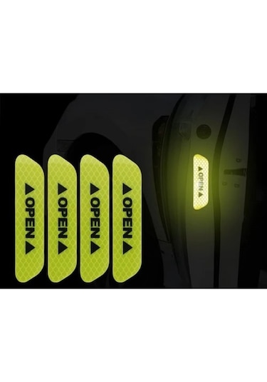 Reflektif Araç Kapı Stickerı