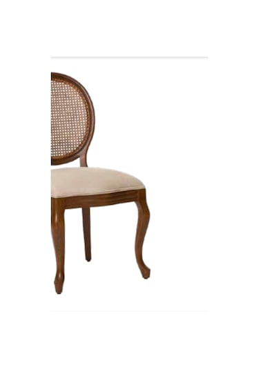 Bengimobilya Sandalye Zus018 Madalyon Hasır Model Kayın Torna Ayak Parlak Ce