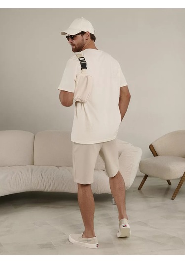 Lajkı-majkı Süt Renginde Düz Tişört 176562905 Bej