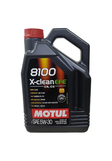 Motul 8100 X-Clean Efe 5W-30 Motor Yağı 4 L