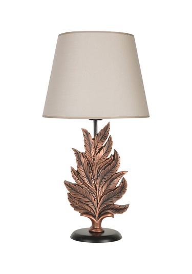 Qdec Modern Dizayn Yaprak Abajur Bakır Bej Diğer