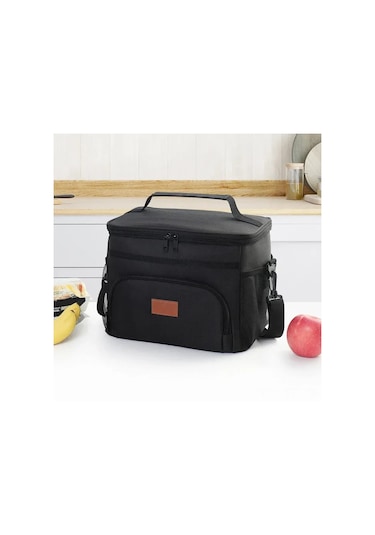 Skycity Büyük Kapasiteli Isı Yalıtımlı Peva Dışarıda Kullanıma Uygun Sıvı Geçirmez Günlük Yemek Çantası Buzluk Bordo