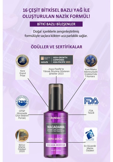 Kundal White Musk Macadamia Ultra Hair Serum 100 ML