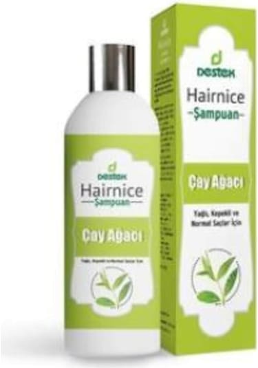Destek Hairnice Çay Ağacı Mentol Şampuanı 330 ML