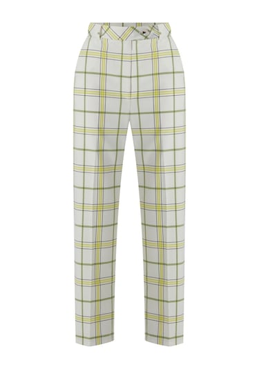 Perspective Adries Regular Fit Ekru Misket Limonu Renk Pantolon Ekru