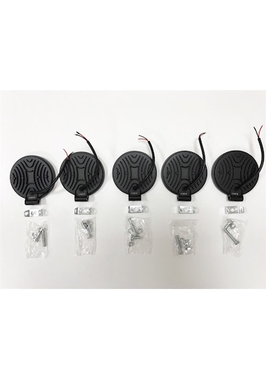 Replax 5 Adet 14 Led Yuvarlak Off Road Sis Farı Sis Lambası Çalışma