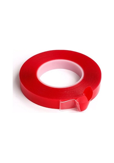 Mayaglory 2 Metre Güçlü Yapışkanlı Çift Taraflı Slikon Pratik Şeffaf Bant