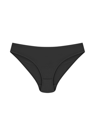 Bonbonetti Kadın Pamuklu Bikini Model  3'Lü Paket Siyah Beyaz Ten Kadın Külot Çok Renkli