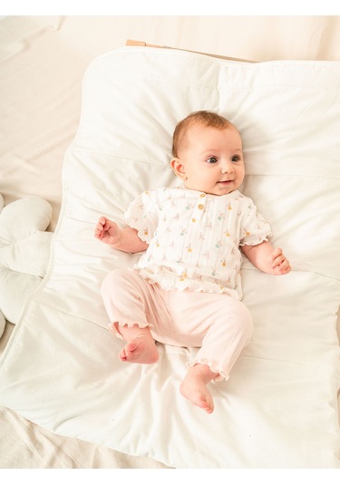 Kd53438.jakarlı Örme Kız 2li Takım 6-9/9-12/18-24/24-36ay Pembe