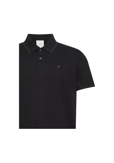 Calvin Klein Ss Refıned Pıque Tıpped Classıc-13537 Siyah
