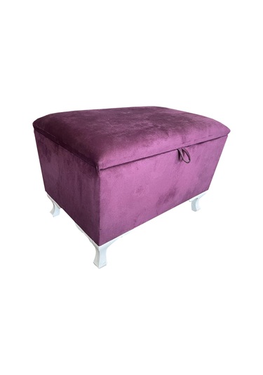 Sandıklı Puf(Bench)-Ayakucu Pufu-80cm-Kadife Kumaş-Tek Parça