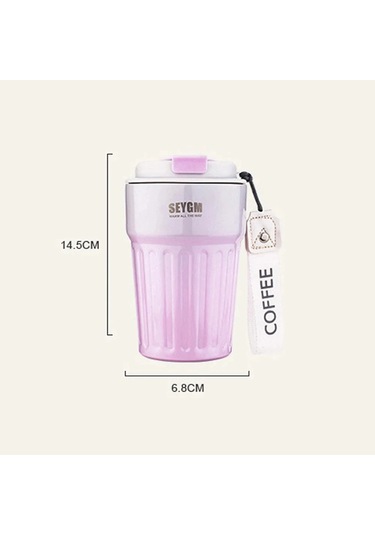 400 Ml Paslanmaz Çelik Sızdırmaz Vakum Şişeler Kahve Termos Şişe Diğer Mavi Ve Beyaz