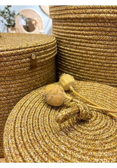 Victor Çok Amaçlı Düzenleyici Kapaklı Sepet,kapaklı Saksılık,kapaklı Organizer 26-20, Küçük Boy Hasır